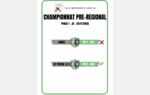 Championnat Pré-régional - J5