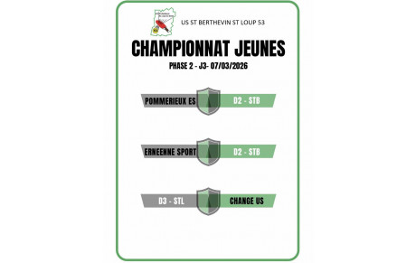 AVANT MATCH - CHAMPIONNAT JEUNE - PH2